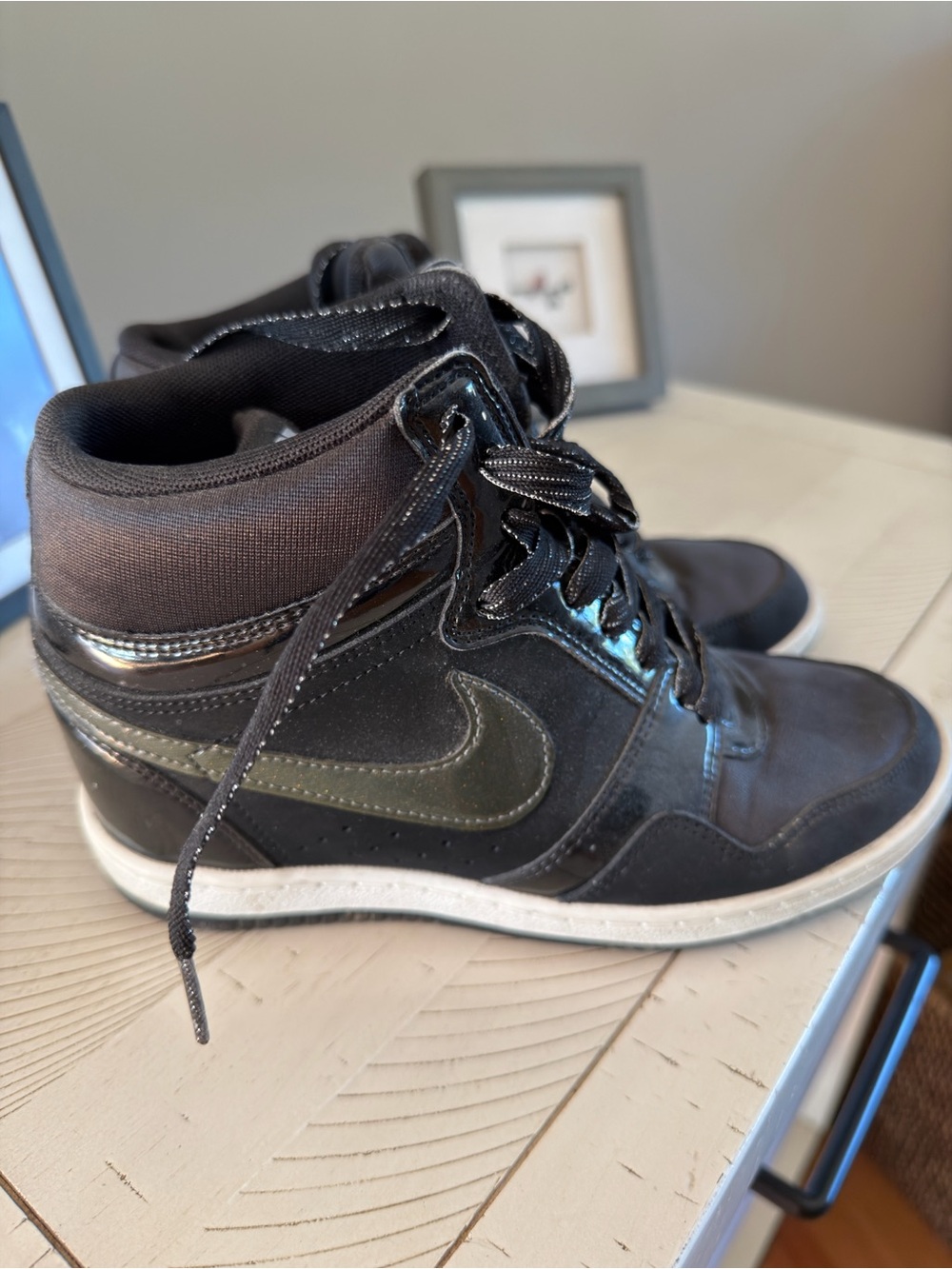 Nike Air Force One Sky High Woman’s Wedge Sneakers